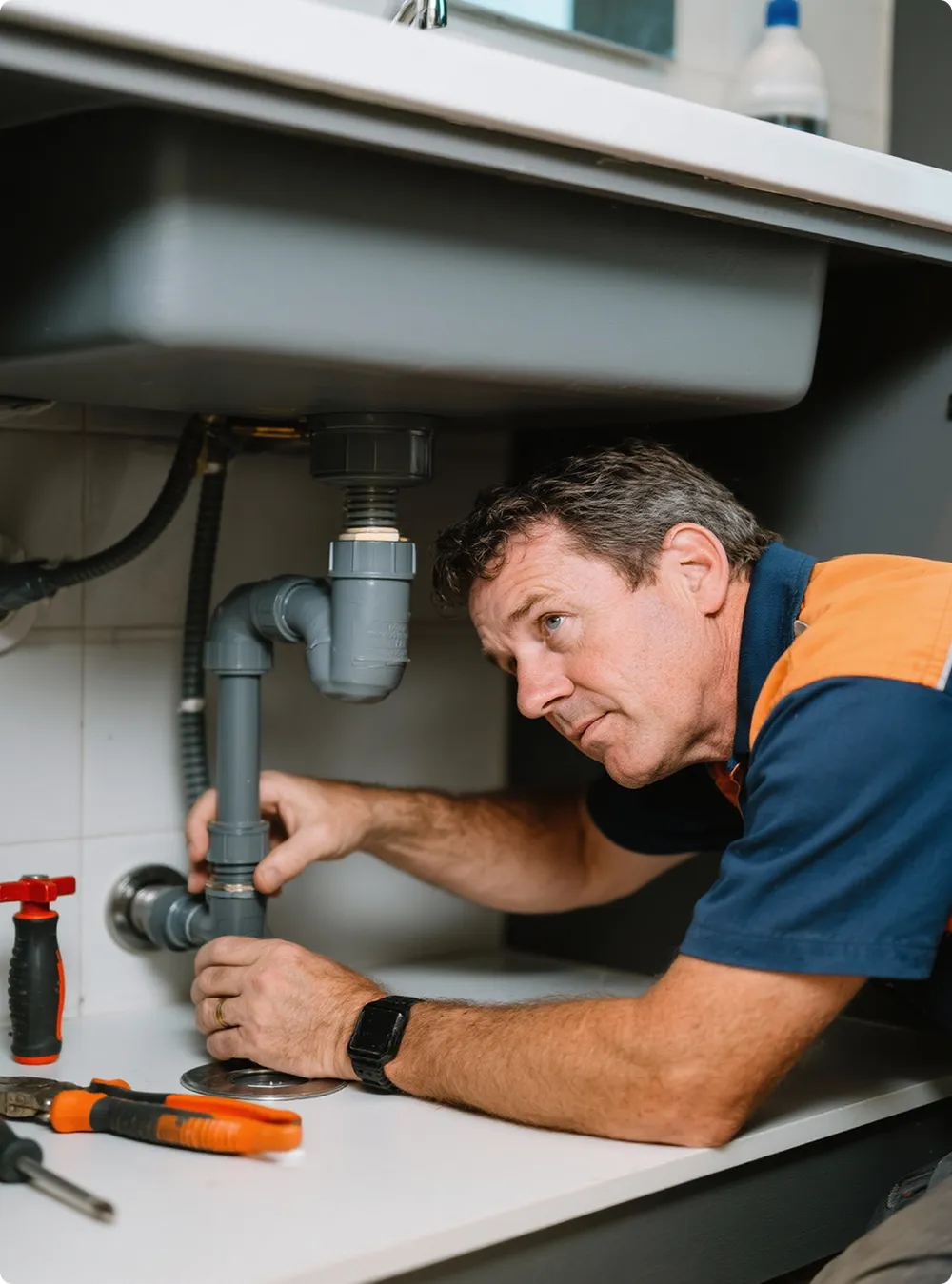 Tradie working